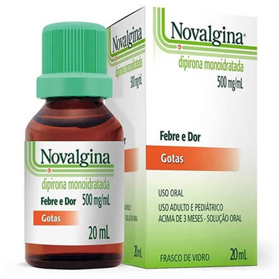 Novalgina 500mg Solução Oral 20mL