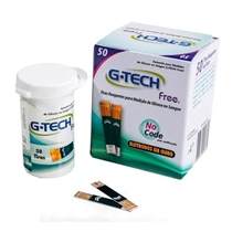 Tiras Reagentes G-Tech Free com 50 Tiras