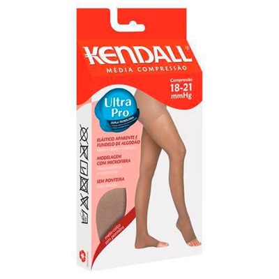 Meia-Calça De Média Compressão Sem Ponteira Mel Pequena Kendall Ref-1701