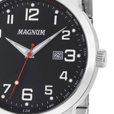 Relógio Magnum Masculino Analógico MA32925T Prata