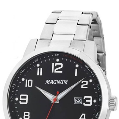 Relógio Magnum Masculino Analógico Preto MA32381J
