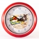 Relógio De Parede Latcor USH104C Vermelho