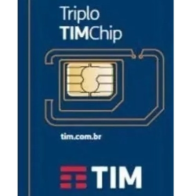 Chip Tim 4g Pré Pago 3 Cortes - CHIP-TIM-01 - Inova Atacadista