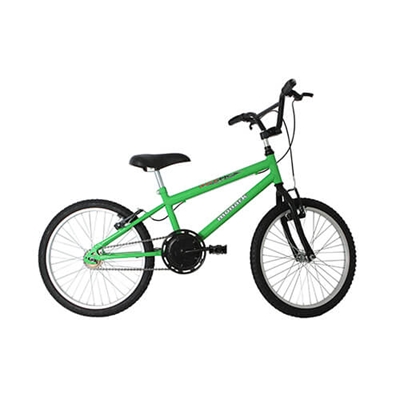 Bicicleta Monark BMX  Aro 20 Aço Carbono Preta e Verde