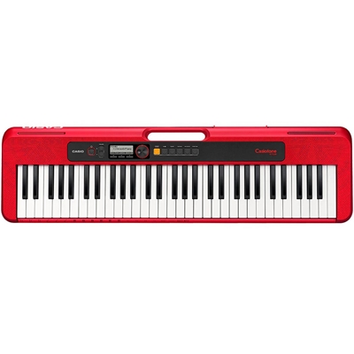 Teclado Casio Casiotone Modelo Estudante Vermelho CT-S200RDC2-BR