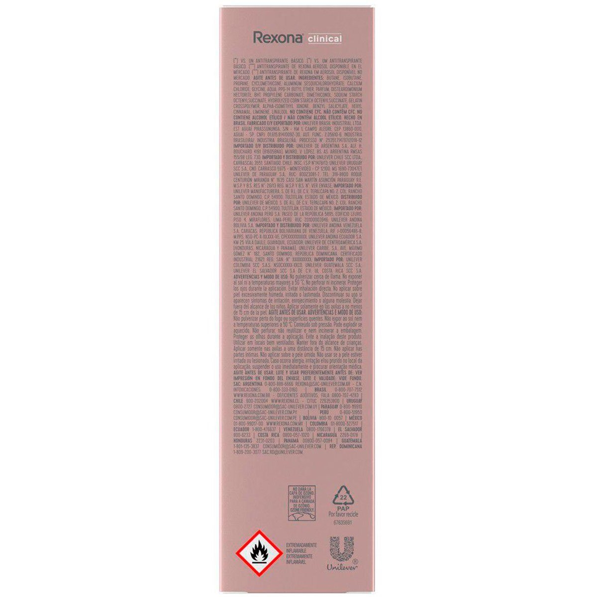 DESODORANTE ANTITRANSPIRANTE CREME REXONA WOMEN CLINICAL CLEAN FRESH 48G -  GTIN/EAN/UPC 10079400110692 - Cadastro de Produto com Tributação e NCM -  Cosmos