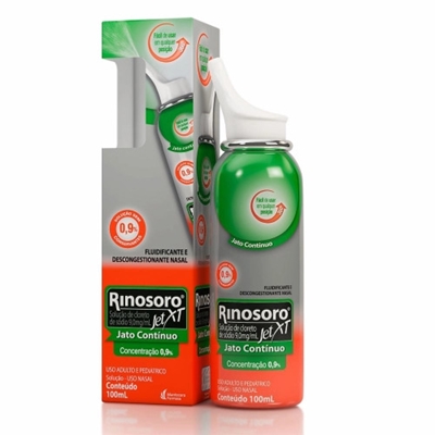 Rinosoro Jet XT 0,9% 100ml Mantecorp