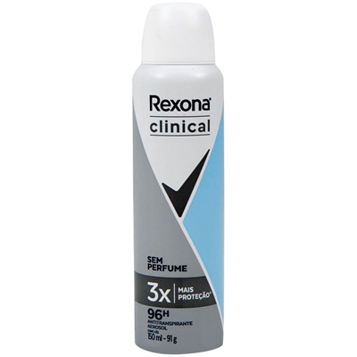 Desodorante Rexona Aero Clinical sem Perfume 150ml