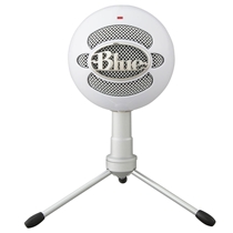 Microfone Condensador USB Blue Snowball ICE Captação Cardioide, Suporte Ajustável, Conexão Plug & Play Para Gravação e Streaming em PC e Mac, Branco - 988.000070