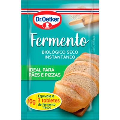 Fermento Biológico Dr.Oetker Seco Instantâneo 10g