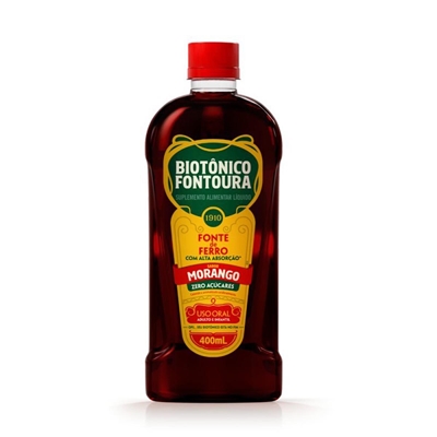 Biotônico Fontoura 400ml Sabor Morango Cosmed