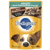 Sachê Pedigree Adulto Raças Pequenas Cordeiro 100g (MP)