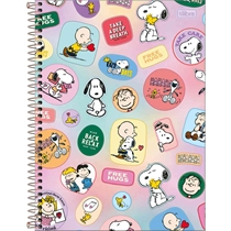 Caderno Espiral Tilibra 10 Matérias Snoopy Sortido - 308242