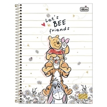 Caderno Espiral Tilibra 01 Matéria Pooh Sortido - 308285