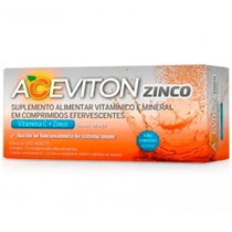 Aceviton Zinco 10 Comprimidos Efervescentes Laranja