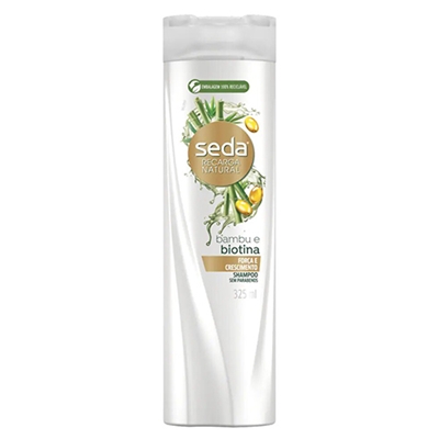 Shampoo Seda Recarga Natural Bambu E Biotina 325ml