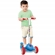 Patinete Bandeirante Skatenet Kid 1500 Azul E Vermelho