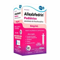 Allexofedrin 6mg/ml Suspensão Oral Infantil 60ml
