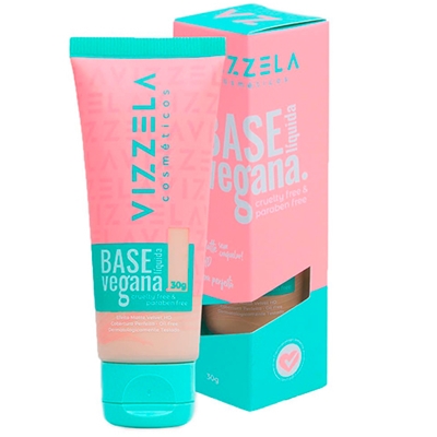 Base Líquida Vizzela Vegana Cor 02