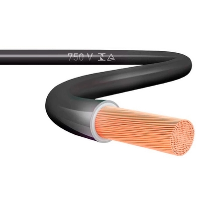 Cabo Elétrico Top Cables 4mm Peça Com 50 Metros Preto