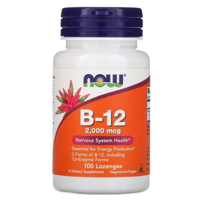 Vitamina B-12 2000 MCG Com 100 Lozenges | Bemol Farma