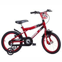 Bicicleta Monark BMX Ranger Aro 16 Aço Carbono Preta e Vermelha