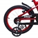 Bicicleta Monark BMX Ranger Aro 16 Aço Carbono Preta e Vermelha