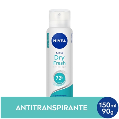 Desodorante Antitranspirante Aerosol Nivea Active Dry Fresh 150ml