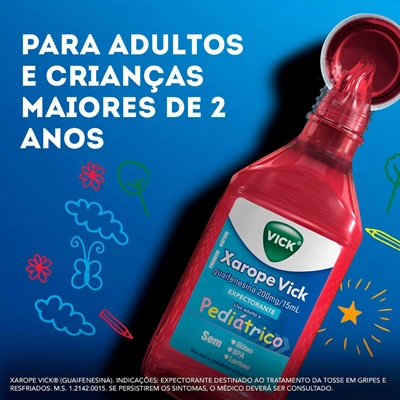 Xarope Vick Pediátrico 120Ml - Melhores Preços nas Farmácias São João -  Farmácia São João