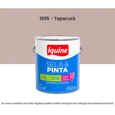 Tinta Acrilica Iquine Standard Fosco 3,2L Sela & Pinta 1895 Tapacurá (MP)