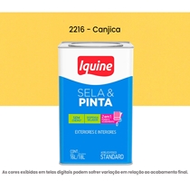 Tinta Acrilica Iquine Standard Fosco 16L Sela & Pinta 2216 Canjica (MP)