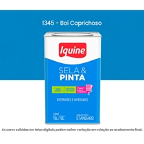 Tinta Acrilica Iquine Standard Fosco 16L Sela & Pinta 1345 Boi Caprichoso (MP)