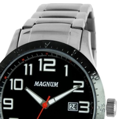 Relógio Magnum Masculino Analógico Preto MA32381J