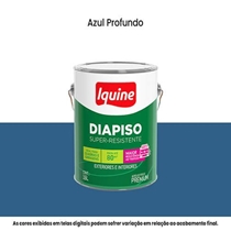 Tinta Acrílica Piso Iquine Premium Fosco 3,6 Litros Diapiso Azul Profundo (MP)