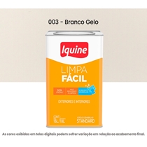 Tinta Acrilica Iquine Standard Semibrilho 16L Limpa Fácil 003 Branco Gelo (MP)