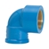 Joelho 90° Soldável E Com Bucha De Latão Amanco 11678 PVC 20mm X 1/2" Azul (MP)