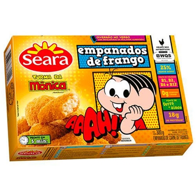 Frango Empanado Seara Turma Da Mônica Tradicional 300g