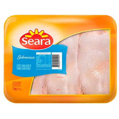 Frango Sobrecoxa Congelado Bandeja Seara 1kg