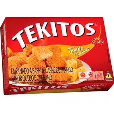 Frango Empanado Tekitos Queijo E Orégano 300g