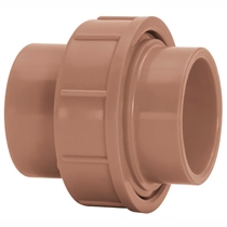 União Soldável Amanco 11873 PVC 20mm Marrom (MP)