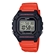 Relógio De Pulso Casio Standard Digital Masculino Caixa Resina Preto Pulseira Resina Vermelho Modelo W-218H-4BVDF