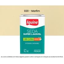 Tinta Acrilica Iquine Premium Acetinado 16L Seda Super Lavavel 020 Marfim (MP)