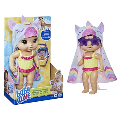 Boneca Hasbro Baby Alive Bebe Dia De Sol Morena Boneca Hasbro Baby Alive Bebe Dia De Sol Morena Bemol Hasbro Bemol