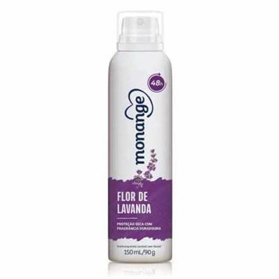 Desodorante Aerosol Monange Flor Lavanda 90g