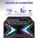 Caixa Amplificada Mondial Connect Lights Bluetooth 400W Display Digital Rádio FM Preto CM-400
