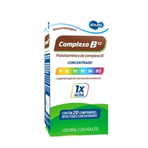 Complexo B12 20 Comprimidos Revestidos EMS