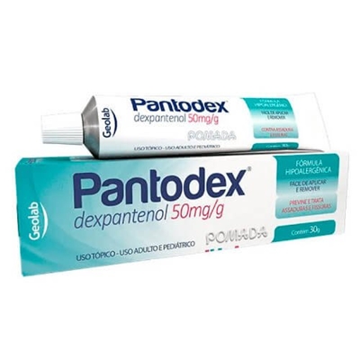 Pantodex 50mg/g Pomada Contra Assaduras E Fissuras 30g