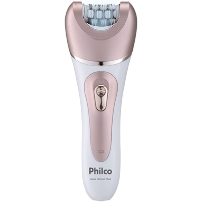 Depilador Philco Aqua Deluxe Plus, Potência 4W, Design Ergonômico, Uso Seco ou Molhado, Bivolt - PDP02R