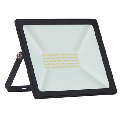 Refletor Led Taschibra 50W  Cor Preto Luz Branca TR SLIM 18514 (MP)