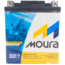 Bateria Para Moto Moura MMP6-D